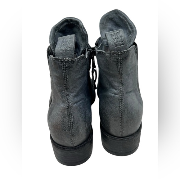 Miz Mooz Nicholas leather Booties in granite - Picture 4 of 7